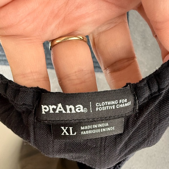 Prana Fernie Jumpsuit Black Halter  New XL - Picture 8 of 9